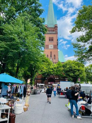 Turmweg-Flohmarkt, &copy; Langschl&auml;fer Flohmarkt