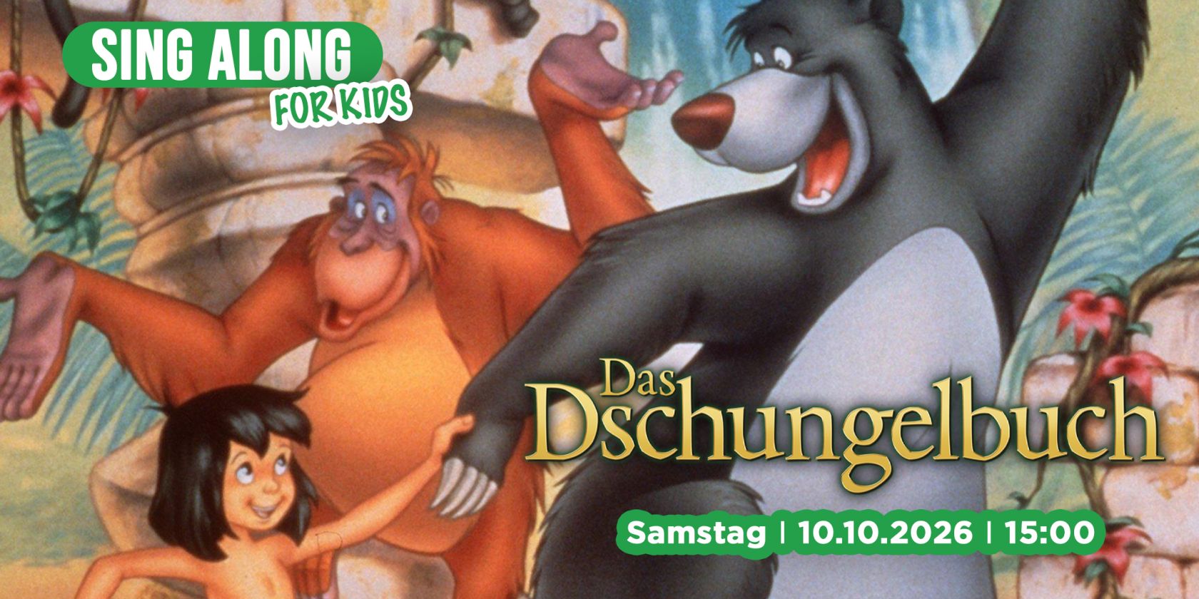 SING ALONG for Kids: DAS DSCHUNGELBUCH (1967), &copy; Magazin Filmkunsttheater / Verleiher
