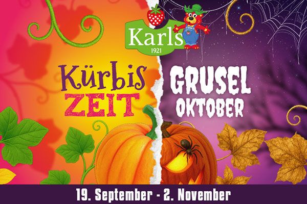 Grusel-Oktober & Kürbismarkt, © Karls Markt OHG