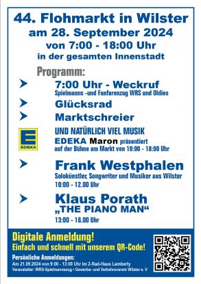 Flohmarkt, © Gewerbe- und Verkehrsverein Wilster und Wilstermarsch e.V.