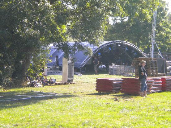 Aufbau Wutzrock Festival, &copy; Galactic Entertainment e.V.