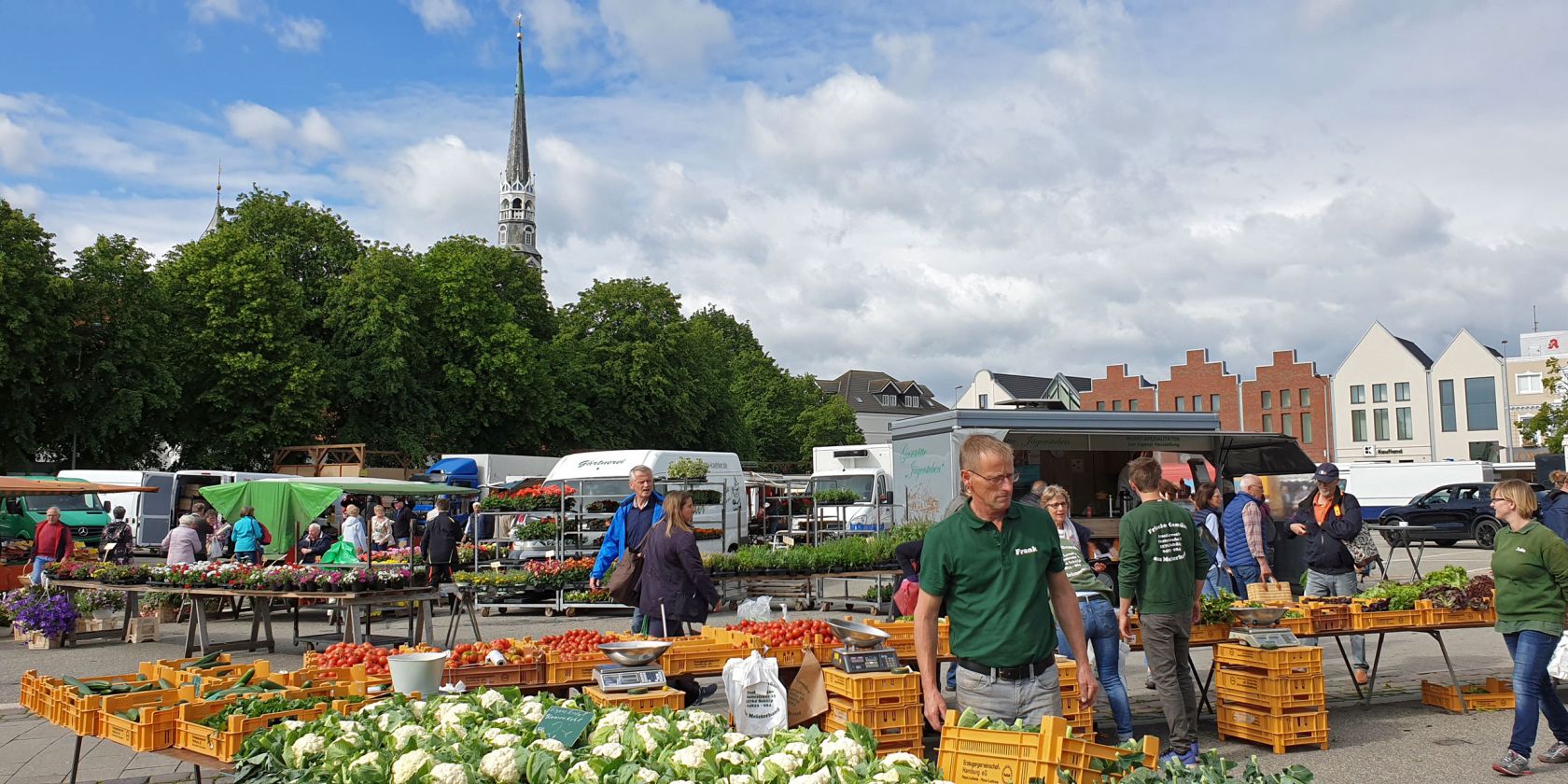 Traditioneller Wochenmarkt, Heide, &copy; Stadtmarketing Heide