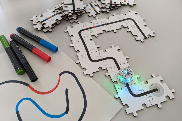 25-07-12 Ozobot Stadtbücherei Ahrensburg, © Stadtbücherei Ahrensburg