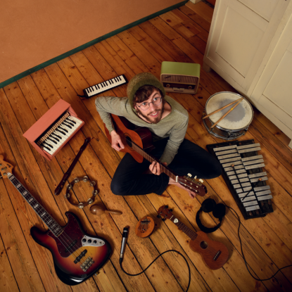 Abschlusskonzert 38. Kongress der Klangstrolche- Dominik Mehrscheid: Quatsch mit Strophen, &copy; Dominik Merscheid