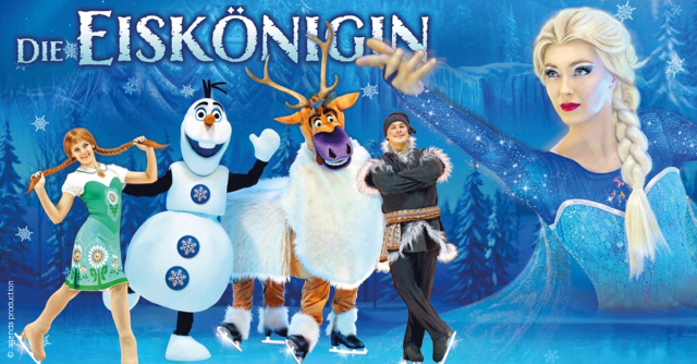 Eisk&ouml;nigin 1 & 2 - Musik Show auf Eis, &copy; links im Bild