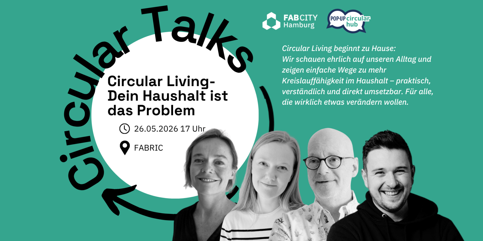 Circular Talk: Circular Living - Dein Haushalt ist das Problem, &copy; Fab City Hamburg e.V.