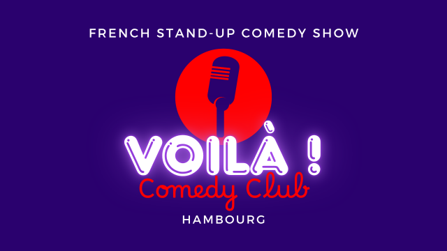 Voil&agrave;! Comedy Club Logo, &copy; Voila Comedy Club