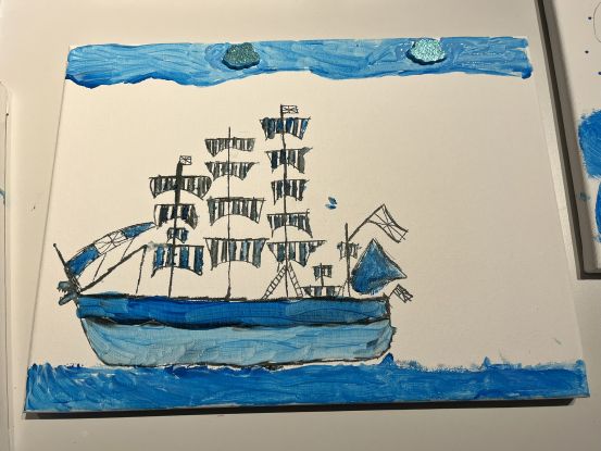 &bdquo;Glitzern auf See&ldquo; &ndash; Bunter Mal-Workshop f&uuml;r Kinder in den Hamburger Ferien: Leinen los f&uuml;r die Fantasie!, &copy; IMMH
