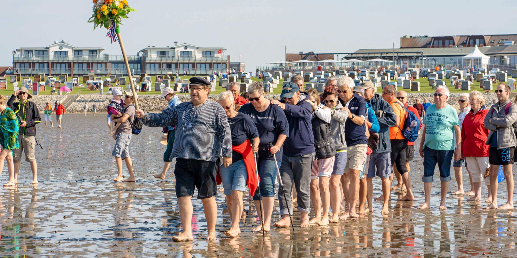 Wattenlaufen mit Musik mit Billy Burrito, © TMS Büsum GmbH