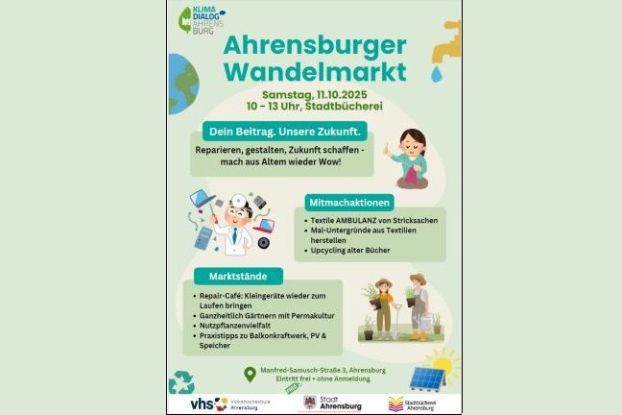 25-10-11 Ahr. Wandelmarkt Stadt Ahrensburg, © Stadt Ahrensburg