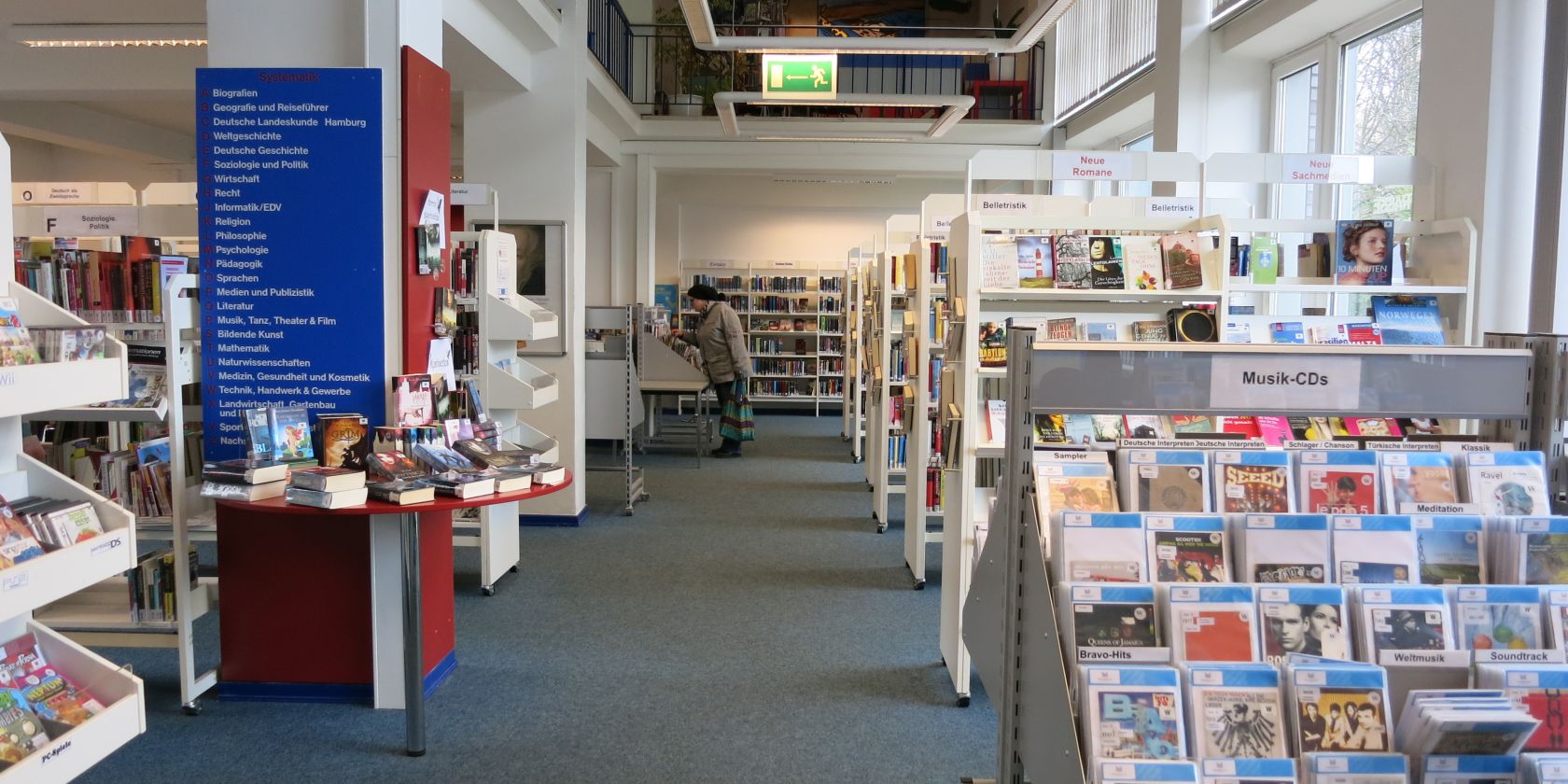 Die Bücherhalle Holstenstraße, © Bücherhallen Hamburg