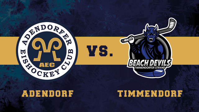 Eishockeyspiel Regionalliga Nord - Adendorfer EC Vs. Timmendorf