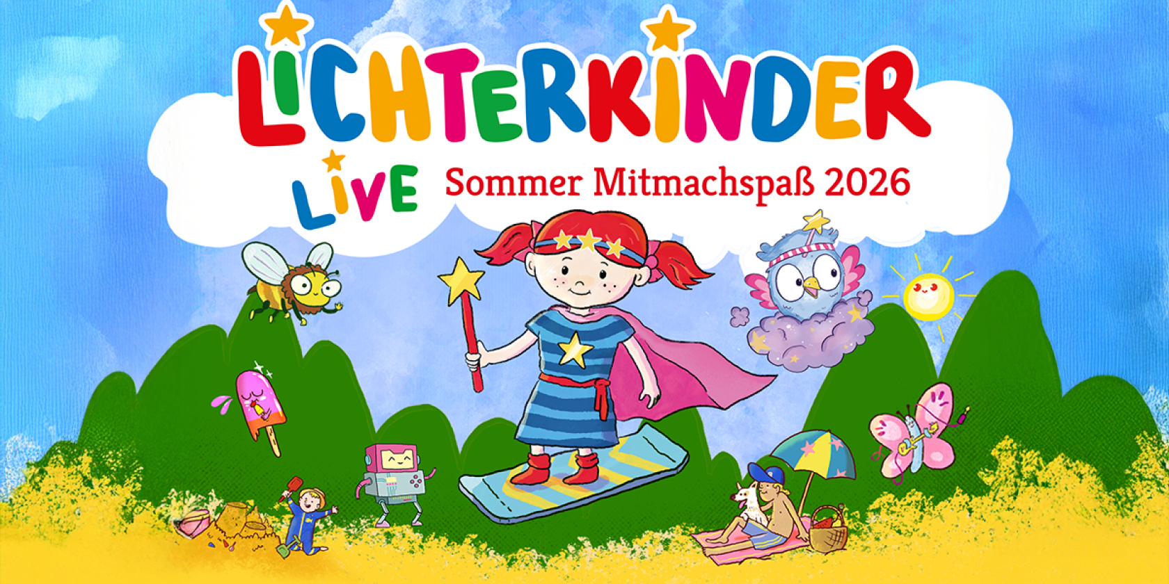 LICHTERKINDER Live - Sommer Mitmachspa&szlig; 2026, &copy; links im Bild