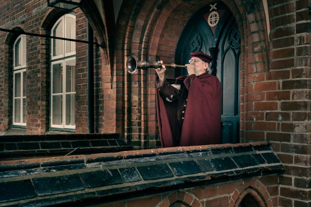 T&uuml;rmerf&uuml;hrung im Laternenschein, &copy; M&ouml;lln Tourismus - Jens Butz