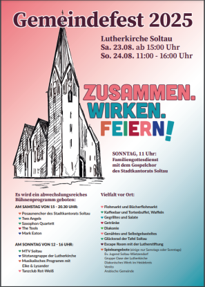 Zusammen.Wirken.Feiern!, © Kirchenvorstand Lutherkirche