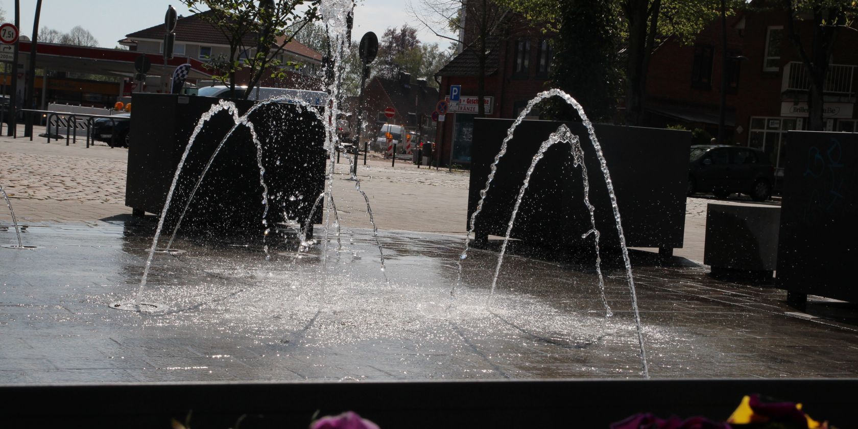Fontänenfeld am Bleeck, © Heike Stange