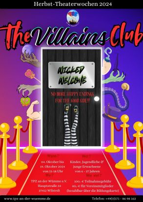 The Villains Club Poster, © TPZ an der Wümme e.V.