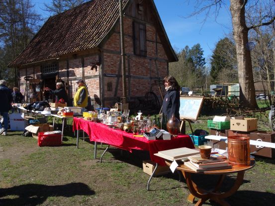 Trödelmarkt im Museumsdorf Seppensen, © GMV-eigene Fotos