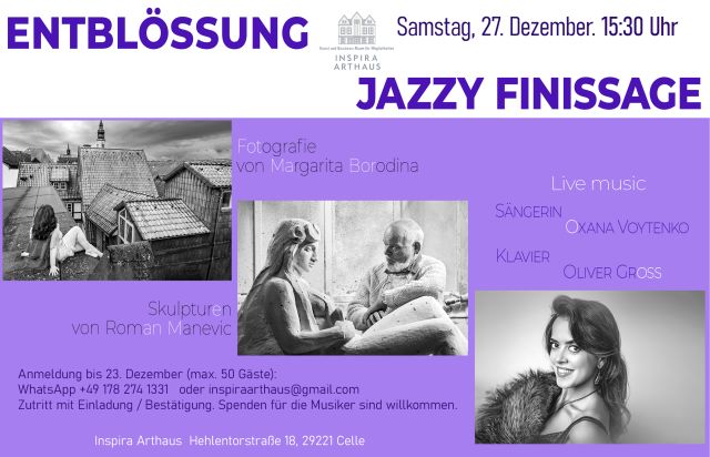 Entbl&ouml;&szlig;ung &ndash; Jazzy Finissage mit Live-Konzert, &copy; &copy;2022 Foto Studio Megg