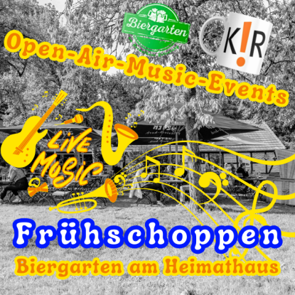 Open-Air_ Biergarten+Früschoppen 2025 (600 x 600 px), © KIR_Canva