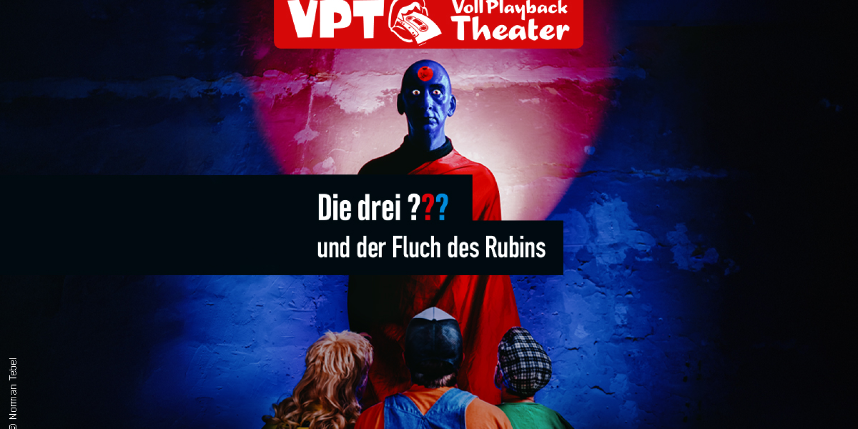 Das VPT interpretiert: Die drei ??? und der Fluch des Rubins, &copy; links im Bild