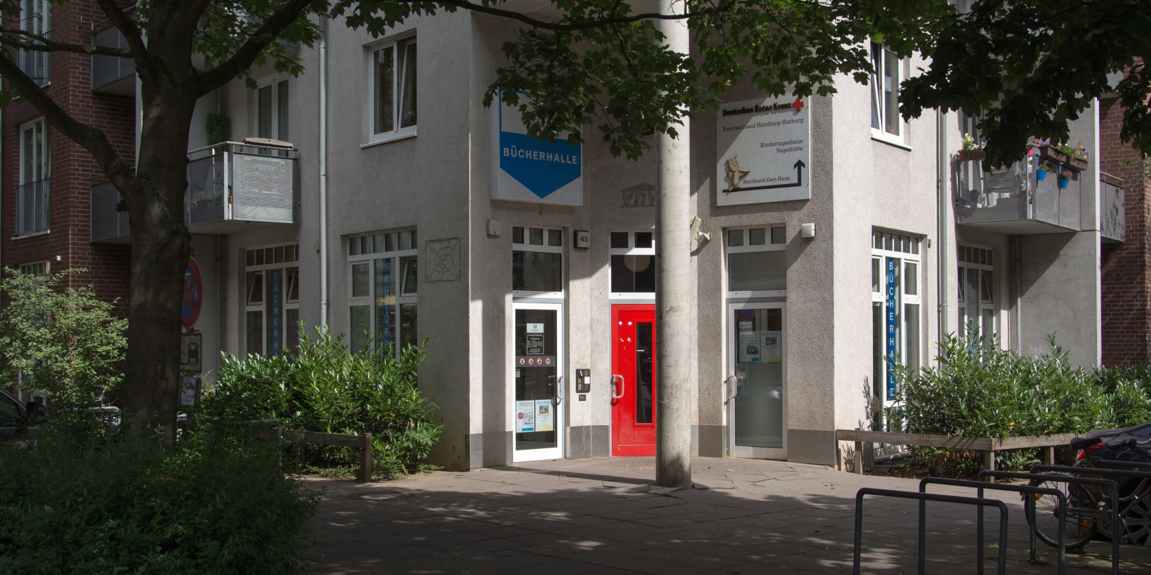 Die B&uuml;cherhalle Wilhelmsburg, &copy; Johannes Beschoner