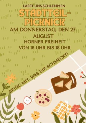 Stadtteil-Picknick, &copy; Horner Freiheit
