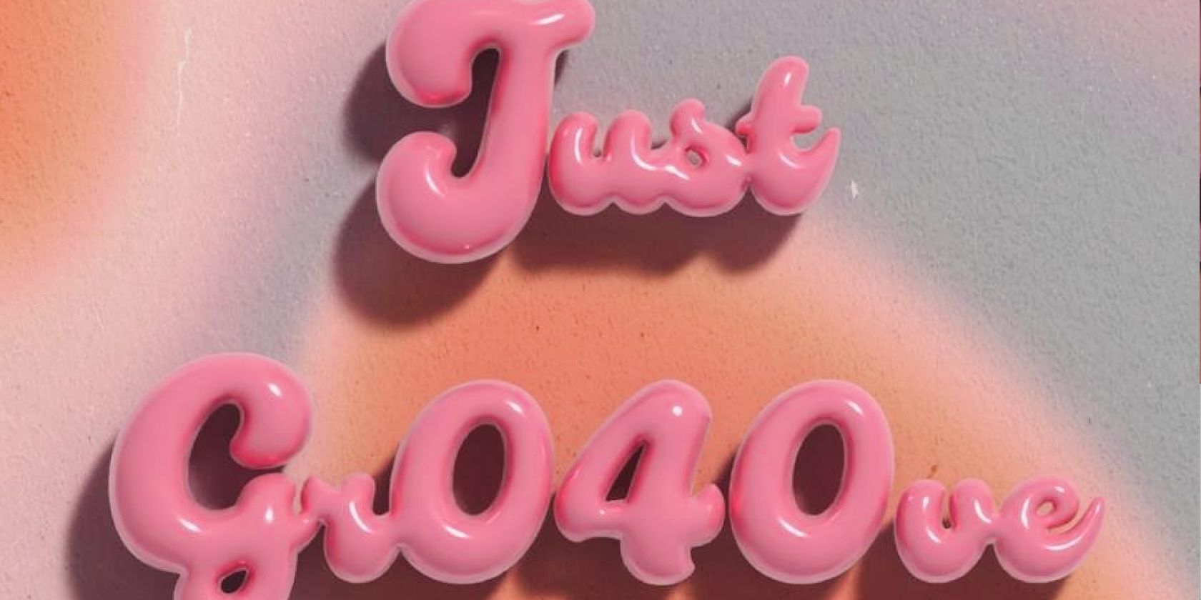 Just Gr040ve is written in bubble letters in the middle of the image., &copy; A.C_VISION