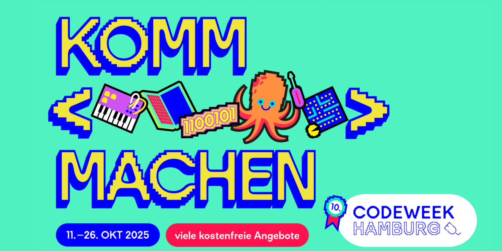 SpieleUniversum: Code Week-Einstieg in die Elektronik mit VRobotia, © Codeweek