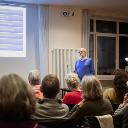 Vorsorge und Testament – Infoveranstaltung mit Klaus Jakobsmeyer, Rechtsanwalt, © Christian Kieselbach