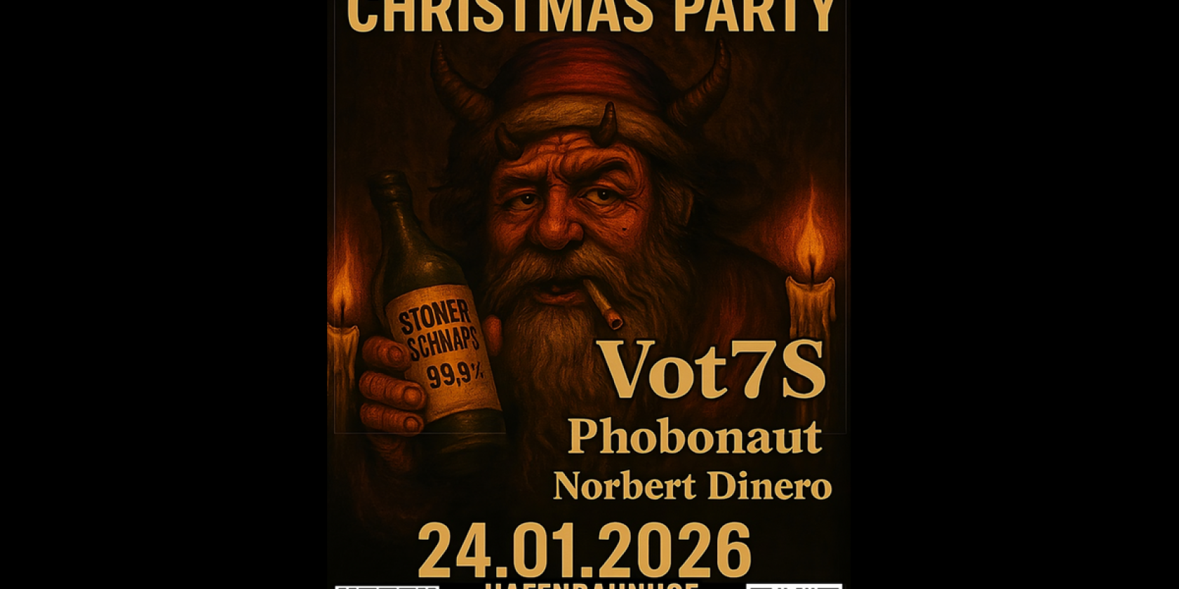 Post-Depressive Christmas Party Poster, &copy; NorthbyNorth