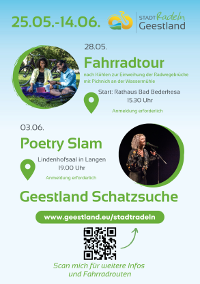 Stadtradeln Plakat 2.0, © Stadt Geestland
