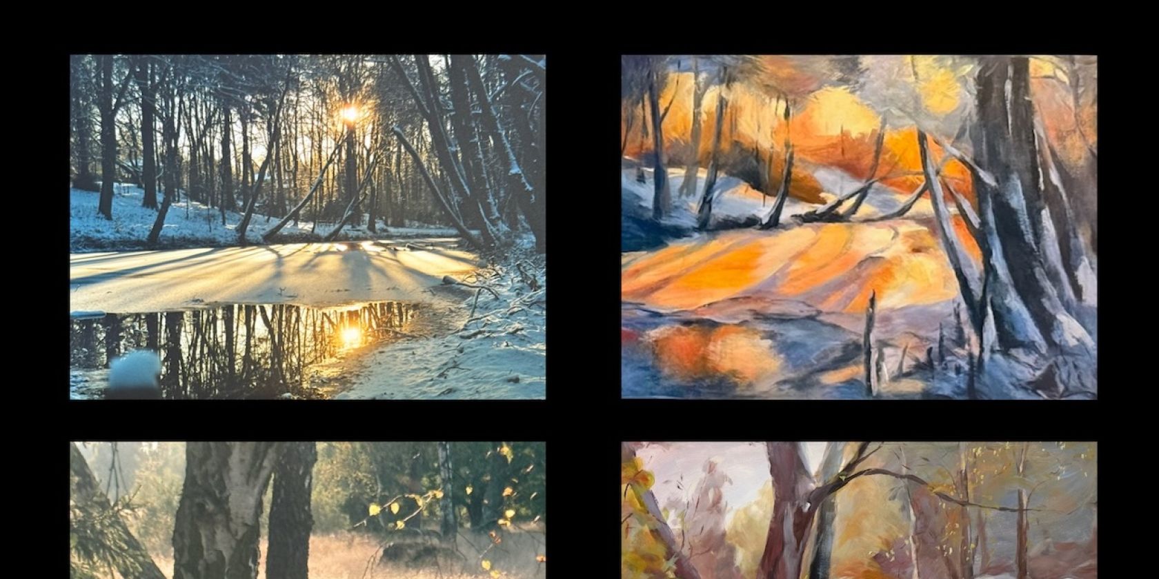 Von der realen Landschaft zum Gem&auml;lde, &copy; Astrid Weise