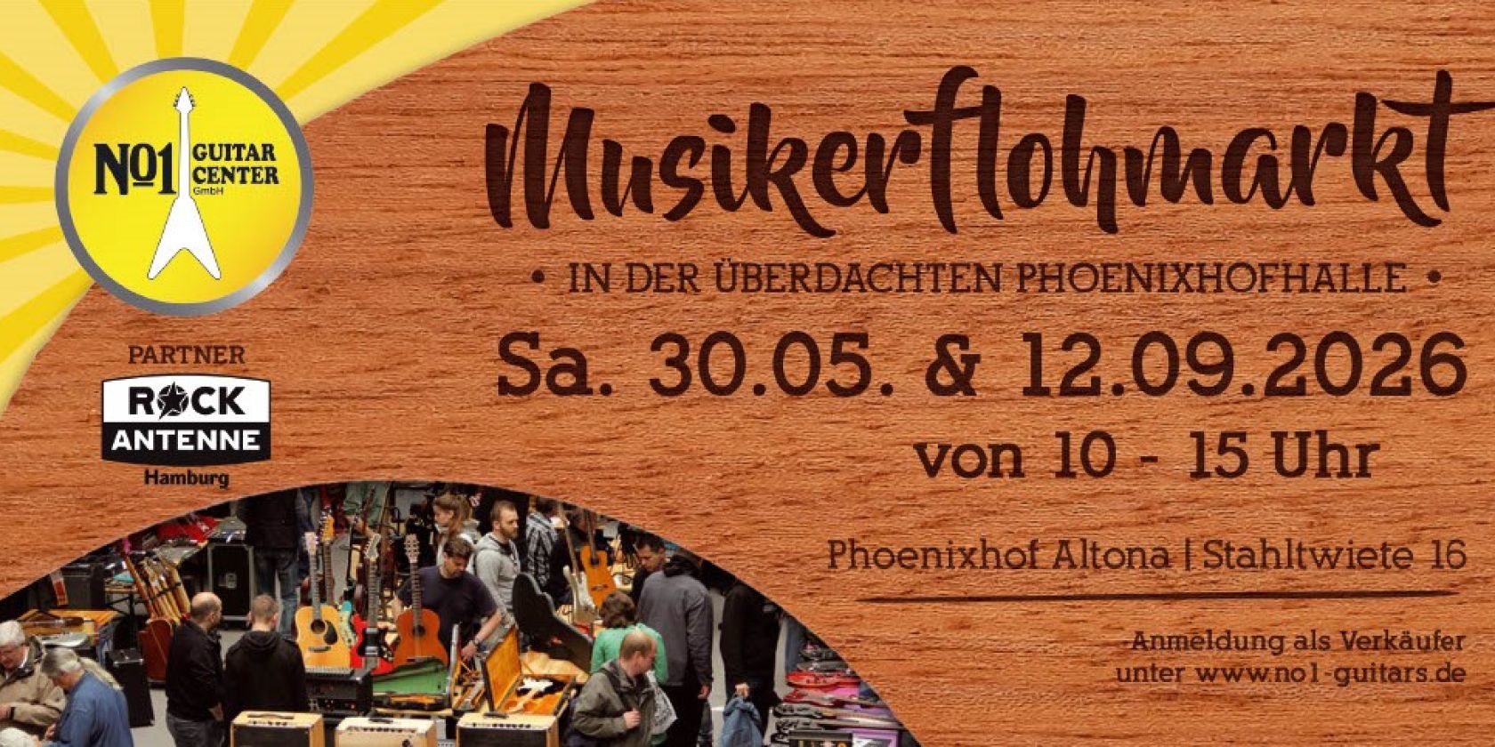 2026-flohmarkt-flyer, &copy; No.1 Guitar Center GmbH