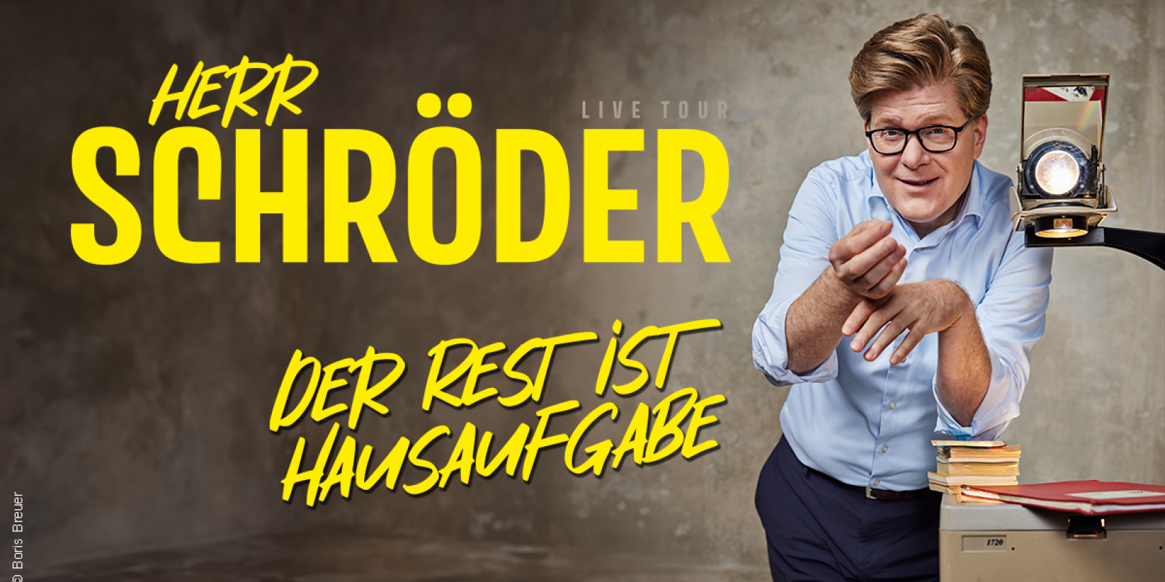 Herr Schr&ouml;der - Der Rest ist Hausaufgabe, &copy; links im Bild