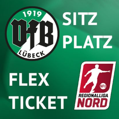 Sechser-Flexkarte 26/27 Sitzplatz Kat. 2 Erm&auml;&szlig;igt, &copy; VfB L&uuml;beck