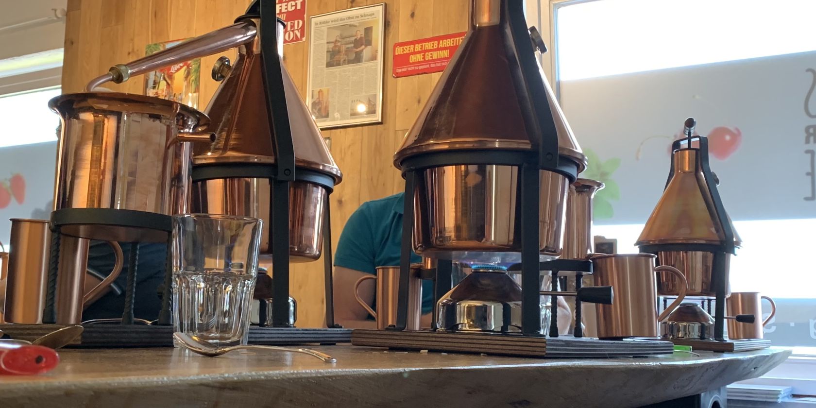 Tischdestille, © Schliebs