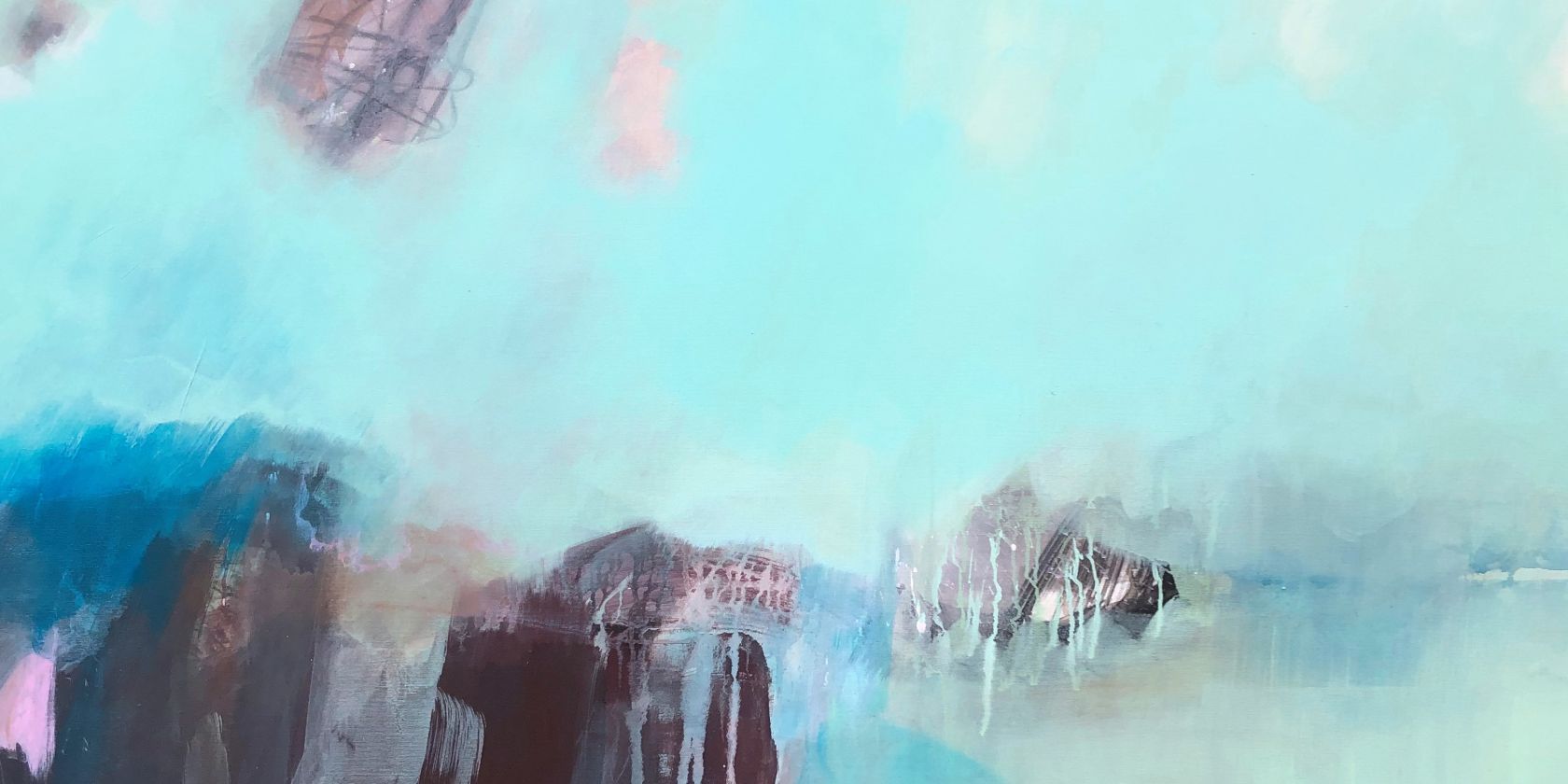 newhorizons , 100 x 180 cm, Acryl auf Leinwand (Ausschnitt), &copy; Anja Witt