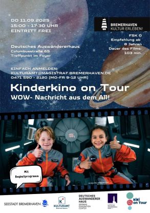 Kinderkino im Deutschen Auswandererhaus, © (c) Sam Film, Constantin Film, Kulturamt Bremerhaven