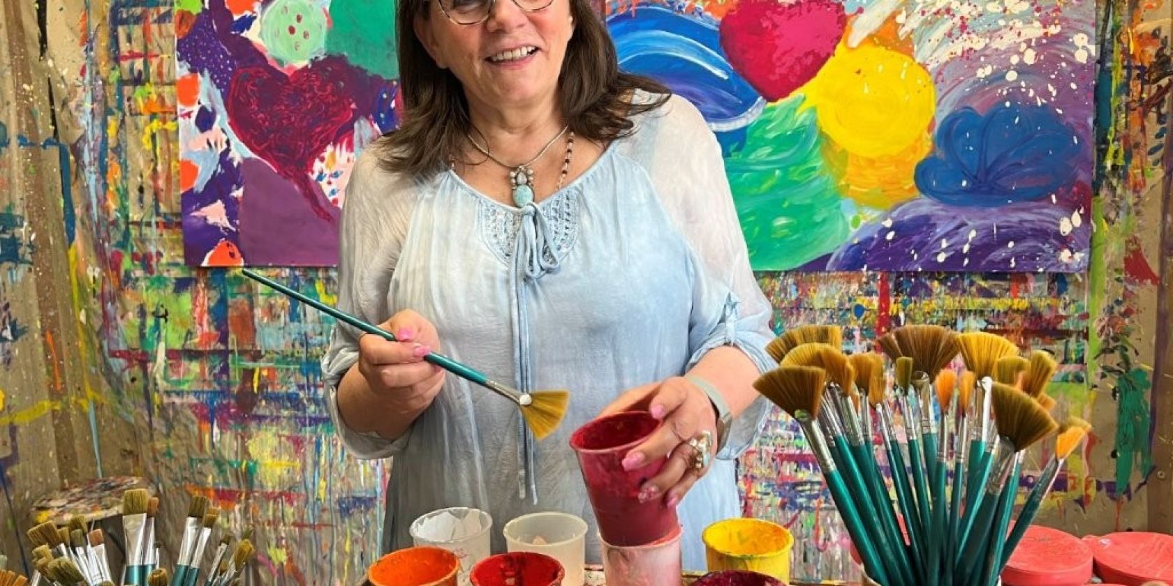 Kreatives Atelier voller Farben, &copy; Raupach_Brigitta