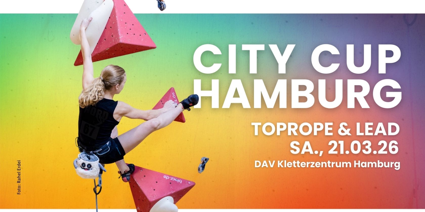 City Cup Hamburg TopRope & Lead 2026 Banner, &copy; DAV Kletterzentrum Hamburg