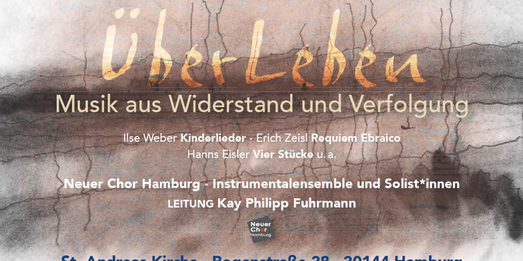&Uuml;berleben Chorkonzert Neuer Chor Hamburg 2026Juni14, &copy; NCHH Neuer Chor Hamburg
