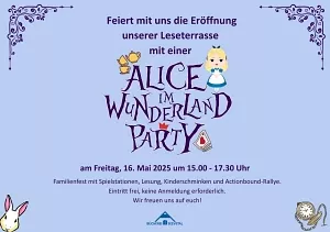 Alice-Party (10.5 x 7.4 cm).jpg, © Bücherei Seevetal