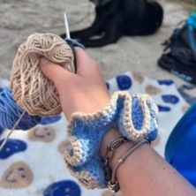 H&auml;keln f&uuml;r Anf&auml;nger - dein Scrunchie, &copy; links im Bild