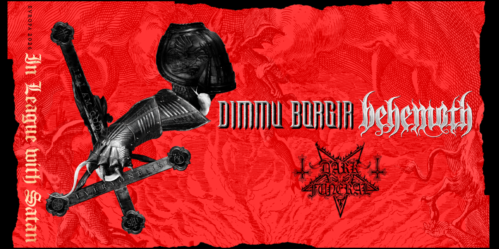 Dimmu Borgir & Behemoth - In League With Satan Tour w/ Dark Funeral, &copy; links im Bild