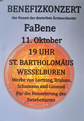 Benefizkonzert "FaBene" in der St. Bartholomäus-Kirche, © Deutsches Ärzteorchester