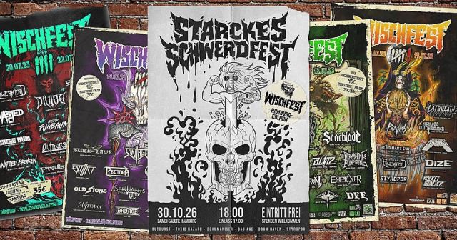 Konzertposter von "Starckes Schwerdfest" im Bambi Galore am 30.10.2026, &copy; Stiftung Kulturpalast