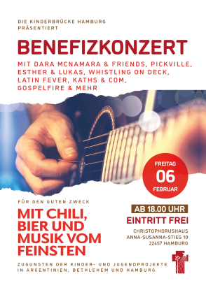 Informationen zum Benefizkonzert 2026 der Kirchengemeinde Schnelsen, &copy; Kirchengemeinde Schnelsen