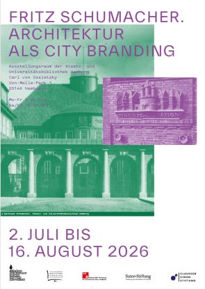Ausstellungsplakat "Fritz Schumacher. Architektur als City Branding", &copy; Mitko Mitkov, Max Guderian, Stefan Fuchs