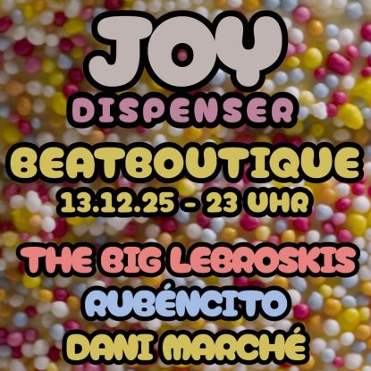 Flyer der Veranstaltung, © Beat Boutique